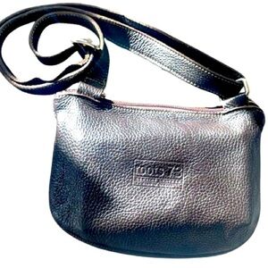 ROOTS 73 BROWN LEATHER CROSSBODY BAG PRELOVED